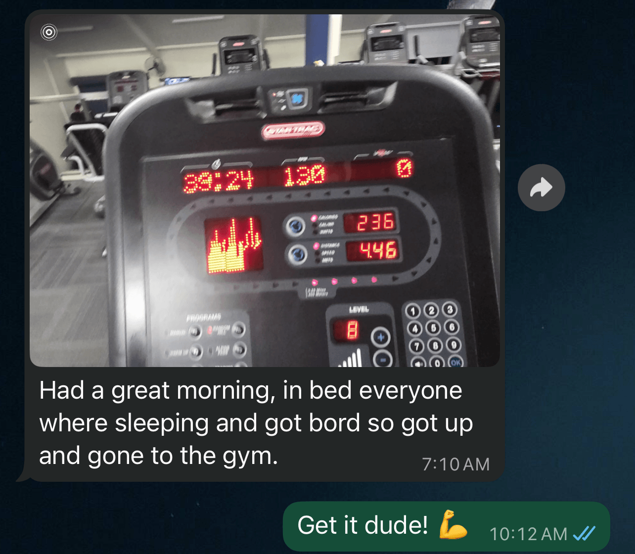 Client progress