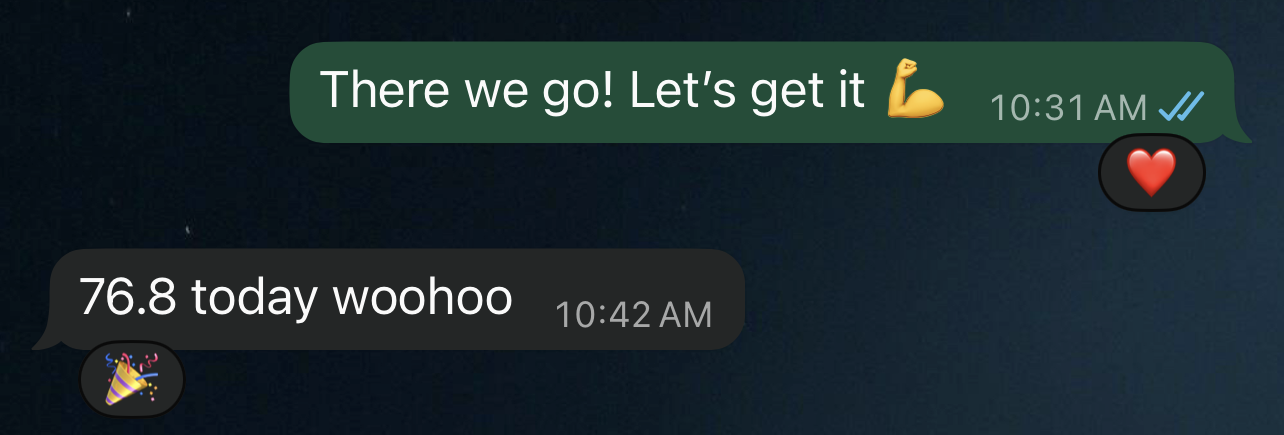 Client message