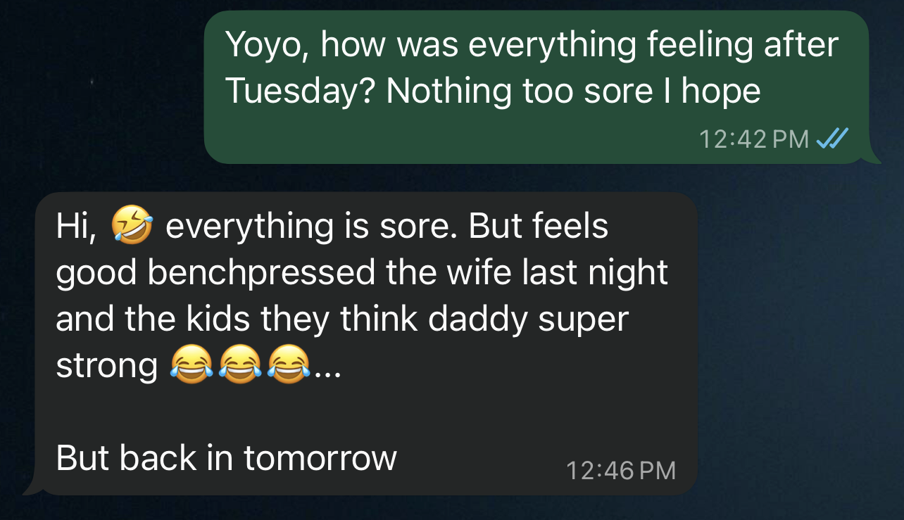 Client message