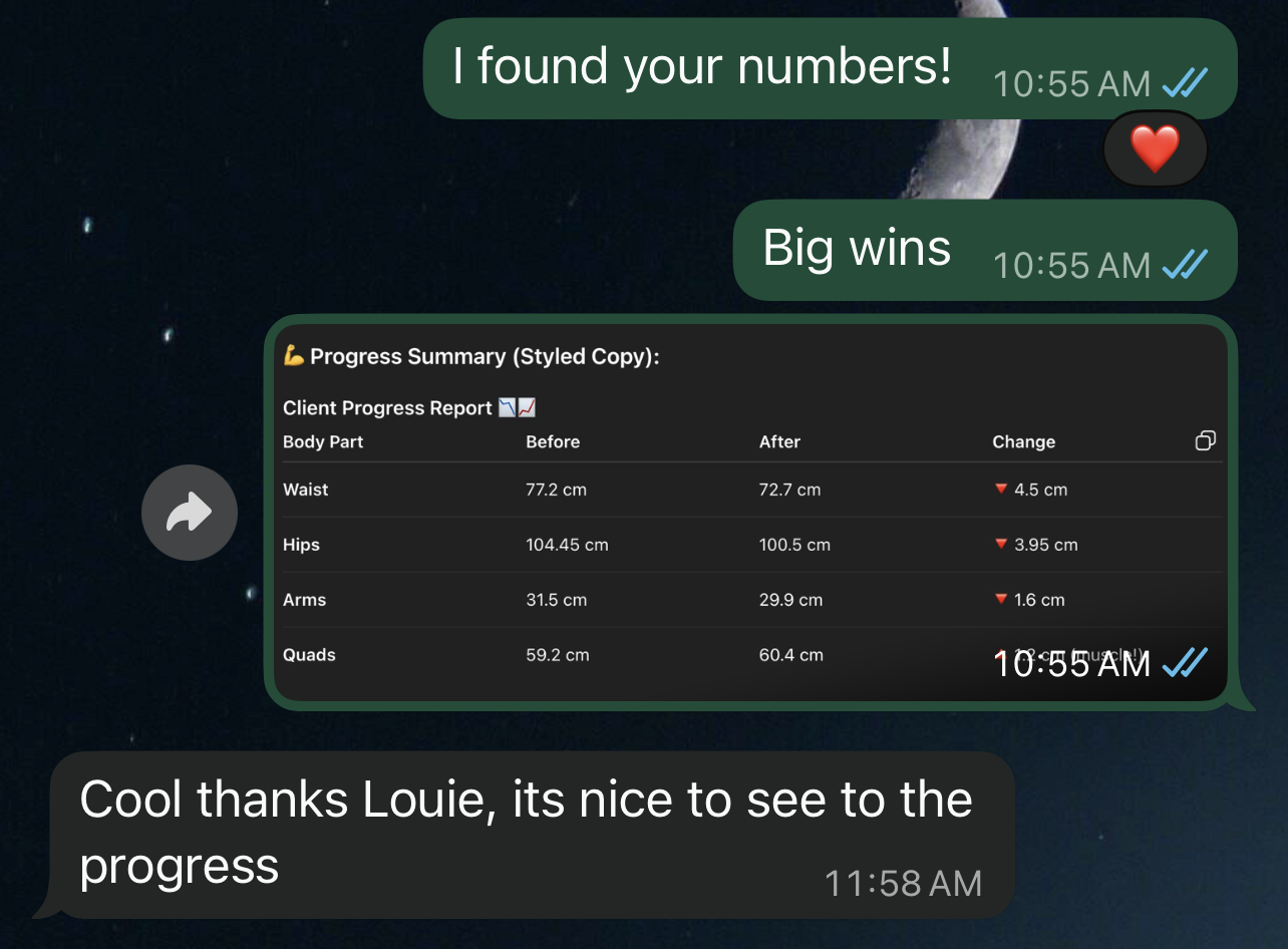 Client message